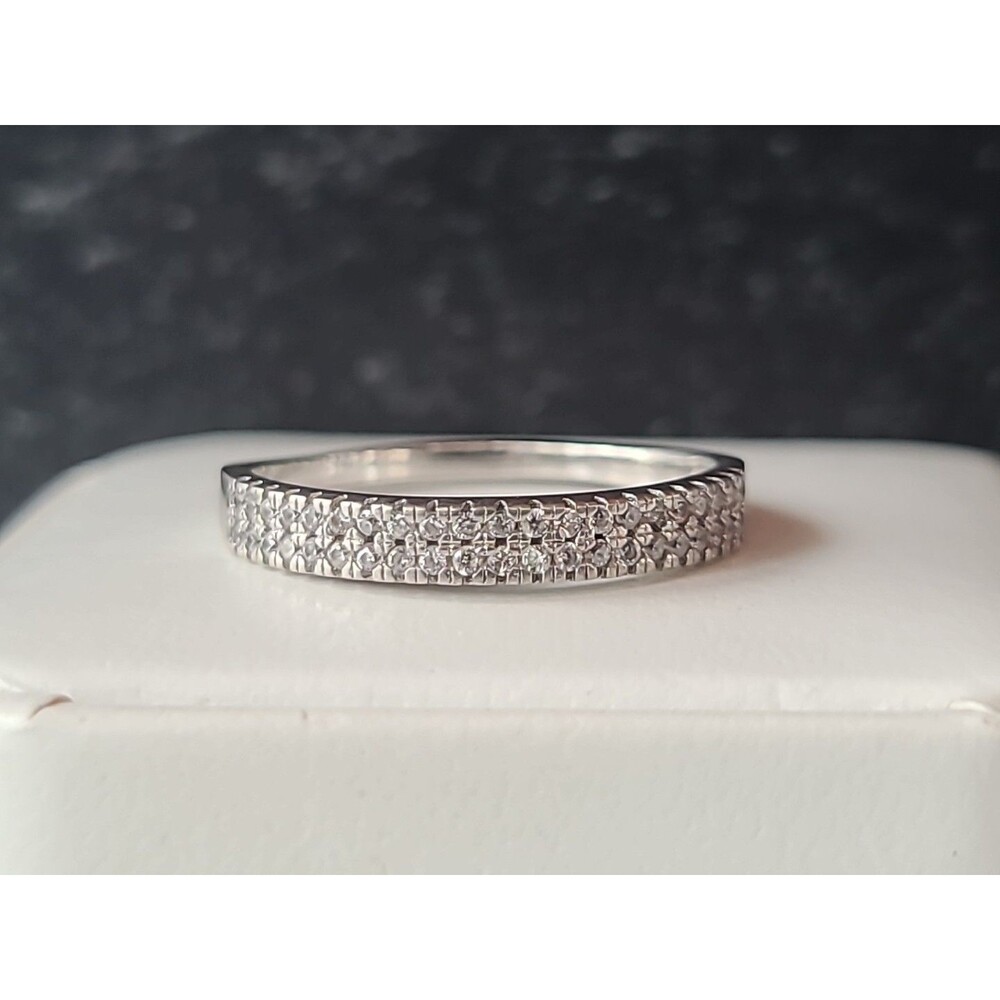 925 Sterling Silver CZ Ring Size US 9.25 Vintage